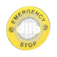 Маркировка 3D 'emergency stop'