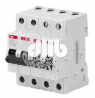 Выключатель автоматический 4P 63A C 4.5кА BMS414C63
