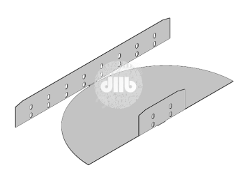 Элемент угловой регулируемый CT-ACH-110-300 PG