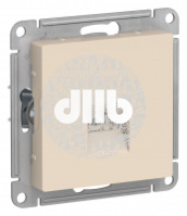 Розетка ATLASDESIGN компьютерная RJ45 механизм бежевый