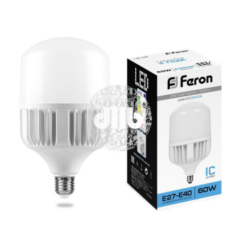 Лампа светодиодная LED 60вт Е27/Е40 дневной