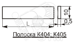 Полоска К-404 УХЛ2