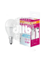Лампа светодиодная LED 8Вт E14 CLP75 белый, матов.шар OSRAM