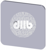 Табличка маркировочная самоклеящаяся для корпусов 22х22мм серебристый надпись черная маркировка open