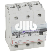 Выключатель автоматический DX3 50кА 6.3А 3П MA