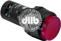 Кнопка с подсветкой CP4-13R-10 красная 220В AC/DC с выступающей клавишей с фиксацией 1НО