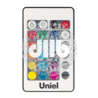 UCH-S210 BLACK Пульт управления лампой RGB серии  SMART c ИК сенсором. Черный. ТМ Uniel.