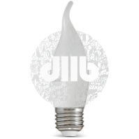 Лампа светодиодная LED 8w 2700К, E27, 650Лм, матовая свеча на ветру СОЮЗ