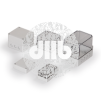 Cubo S 75 x 125 x 35 мм, 25 мм основание, глухая стенка, серая крышка, ABS, IP 66/67