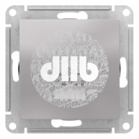 Розетка ATLASDESIGN компьютерная RJ45 механизм алюминий