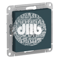Розетка ATLASDESIGN TV оконечная 1DB механизм изумруд