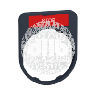 Держатель маркировки, заподлицо, STOP