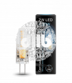 Лампа светодиодная LED 2вт 12в G4 белый капсульная Gauss