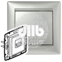 VALENA Розетка HDMI алюминий