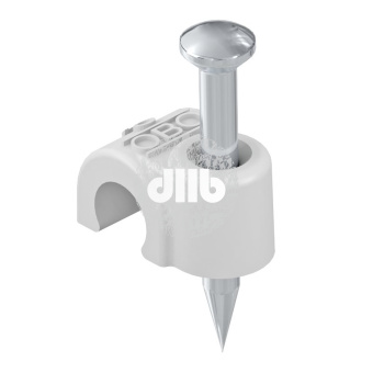 Крепежная скоба с гвоздем 4mm, L18