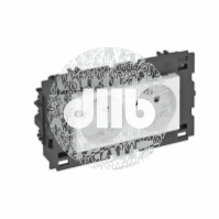 Розетка двойная 0° Modul45connect франц. стандарт, 250 В, 16A (зеленый)
