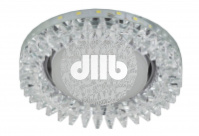 DK LD20 SL/WH Точечные светильники ЭРА декор cо светодиодной подсветкой Gx53, прозрачный