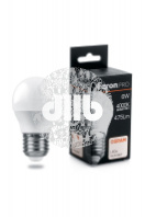 Лампа светодиодная LED 6вт Е27 белый матовый шар Feron.PRO OSRAM