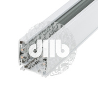 Шинопровод осветительный, тип А Трехфазный белый Длина 1 м UBX-AS4 WHITE 100 POLYBAG