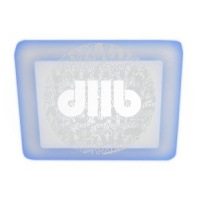 LED 4-9 BL Точечные светильники ЭРА светодиодный квадратный c cиней подсветкой LED 9W  540LM 220V 40