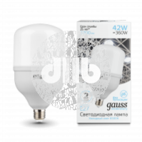 Лампа светодиодная LED 42Вт T120 E27 3700lm 180-240V 6500K Elementary Gauss