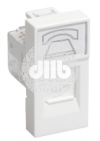 Розетка телефонная RJ-11 категория 3 РКФ-10-00-П