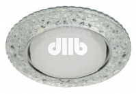DK LD25 SL/WH Точечные светильники ЭРА декор cо светодиодной подсветкой Gx53, прозрачный