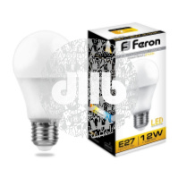 Лампа светодиодная LED 12вт Е27 теплая