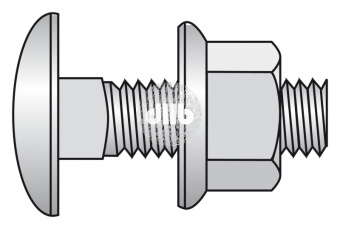 Винт+гайка B13 M6х25 (50шт) SS316L