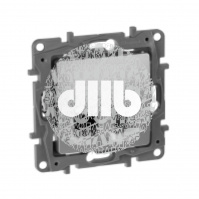 ETIKA Розетка телефонная+компьютерная RJ11+RJ45 категория 5 UTP алюминий