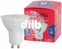 Лампа светодиодная LED MR16-9W-865-GU10 R  (диод, софит, 9Вт, хол, GU10) (10/100/4000) ЭРА