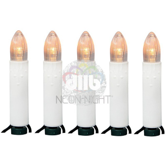 Гирлянда Свечи LED 10м 50LED теплый белый