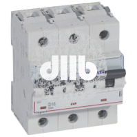 Выключатель автоматический DX3 50кА 16А 3П D