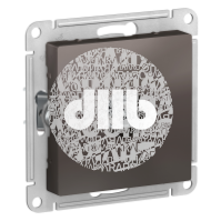 Розетка ATLASDESIGN TV оконечная 1DB механизм мокко