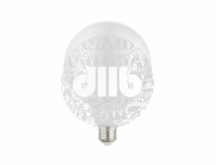 Лампа светодиодная Filament G125 LED-10Вт 1070lm 3000К Е27 milky LED 1/20 Gauss