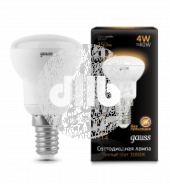 Лампа светодиодная зеркальная LED 4вт Е14 R39 теплый Gauss