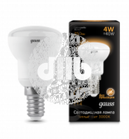 Лампа светодиодная зеркальная LED 4вт Е14 R39 теплый Gauss