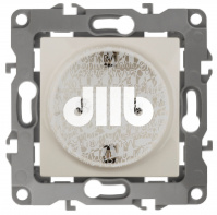 Розетка 2P+E Schuko, 16A-250В, винт, б.л., Эра12, слоновая кость, 12-2011-02