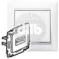 VALENA Розетка компьютерная RJ45х1 UTP белая