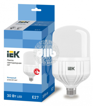 Лампа светодиодная LED 30вт Е27 дневной