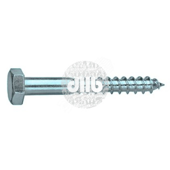 Шуруп DIN571 16х80 сантехнический, шестигранная головка (25шт)