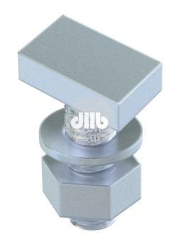 Болт с прямоугольной головкой M10x30mm