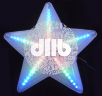 ULD-H4748-045/DTA MULTI IP20 STAR Фигура светодиодная Звезда. 47х48 см. Подвесная. 45 светодиодов. К