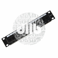 Патч-панель 10 дюймов, 1U, 12 портов RJ-45,       категория 5e, Dual IDC