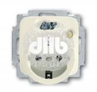 Розетка SCHUKO с УЗО 16А 30м KS IP21 (шлейф) Busch-Duro 2000 SI слоновая кость