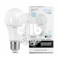 Лампа светодиодная LED 10Вт E27 6500K Elementary A60 Gauss