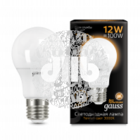 Лампа светодиодная LED 12вт 230в А60 Е27 теплый