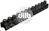 Клемма винтовая черная 2,5mm2