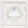 DELTA STYLE НАКЛАДКА UTU РОЗЕТКИ ТПЛАТИНОВЫЙ МЕТАЛЛИК