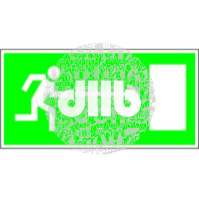 Наклейка Напр. к эвакуационному выходу направо